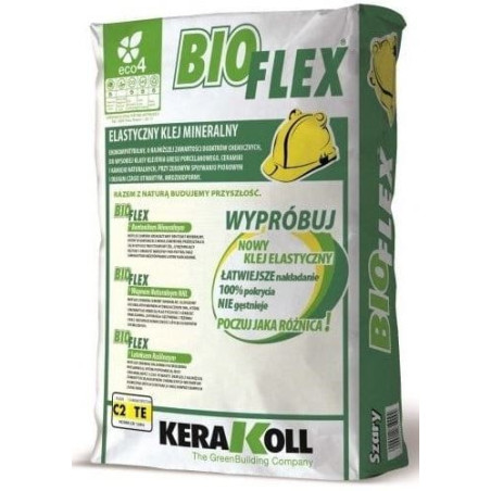 Kerakoll Bioflex Klej do Glazury C2 TE do Dużych Formatów Kerakoll Bioflex Klej do Glazury C2 TE do Dużych Formatów